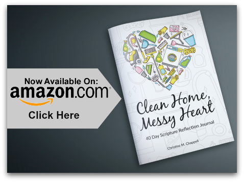 Clean Home Messy Heart Journal on Amazon TSP
