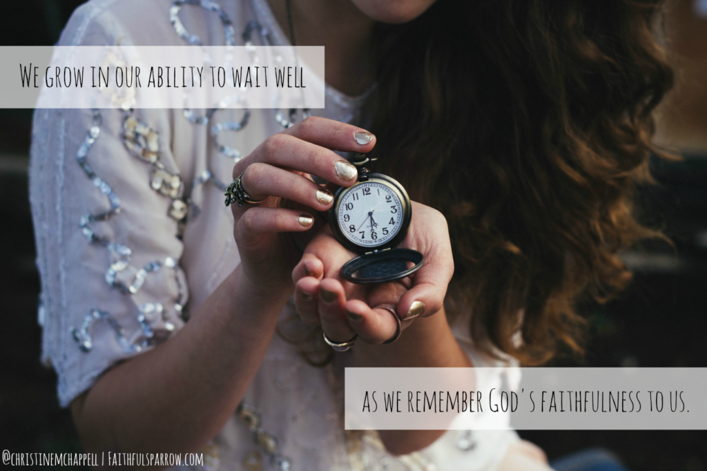 When God Wills Us to Wait | Christine M Chappell | Clean Home Messy Heart